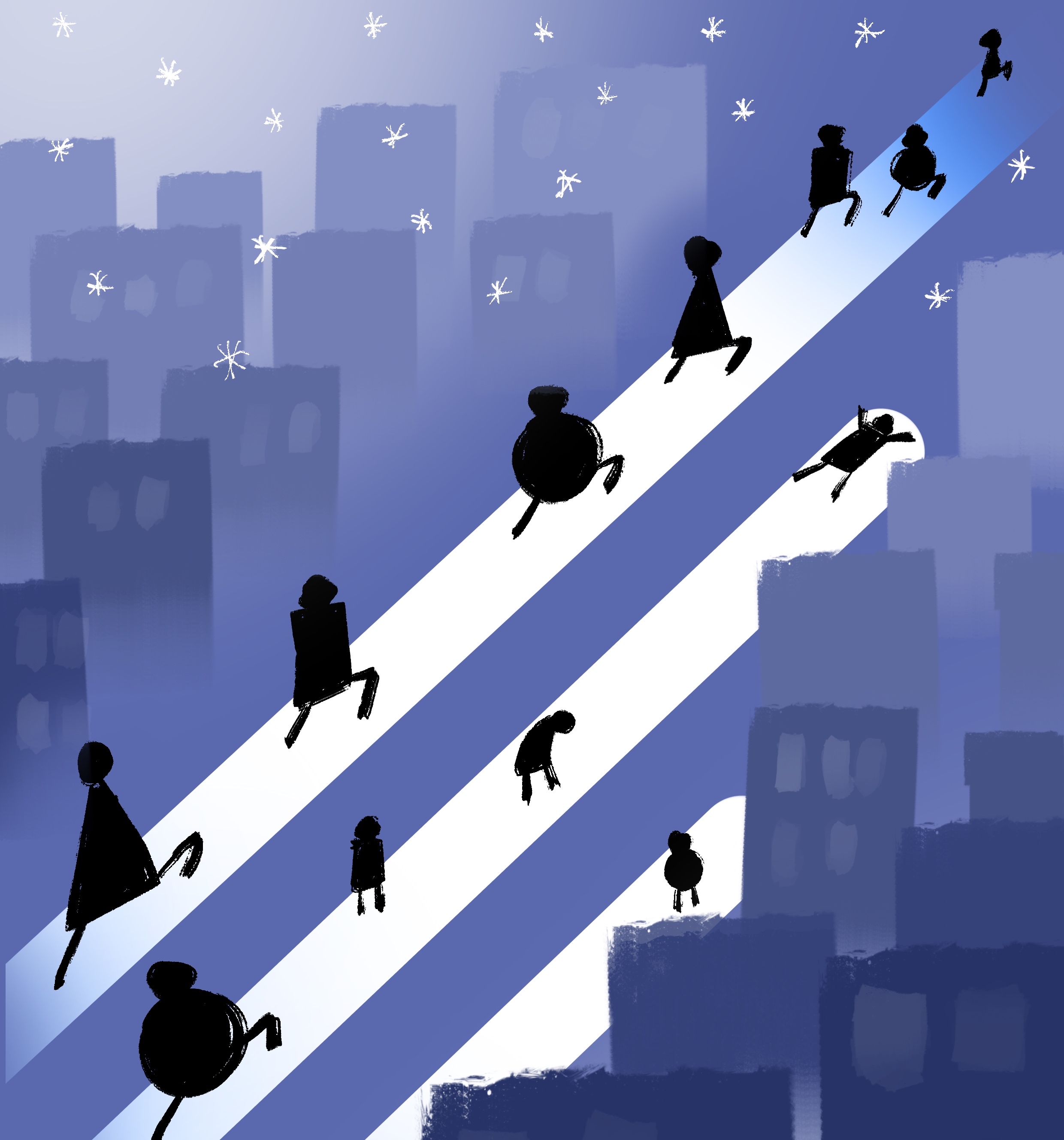 Týmová výzva ilustrace